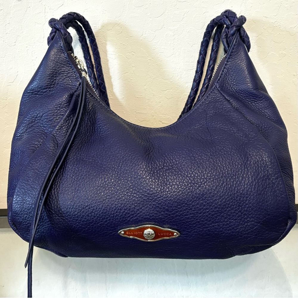 ELLIOT LUCCA leather hobo shoulder bag